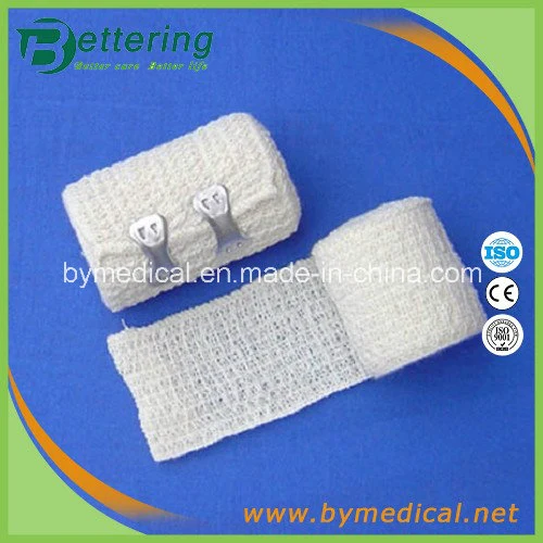 Natural Colour Cotton Spandex Medical Elastic Crepe Bandages