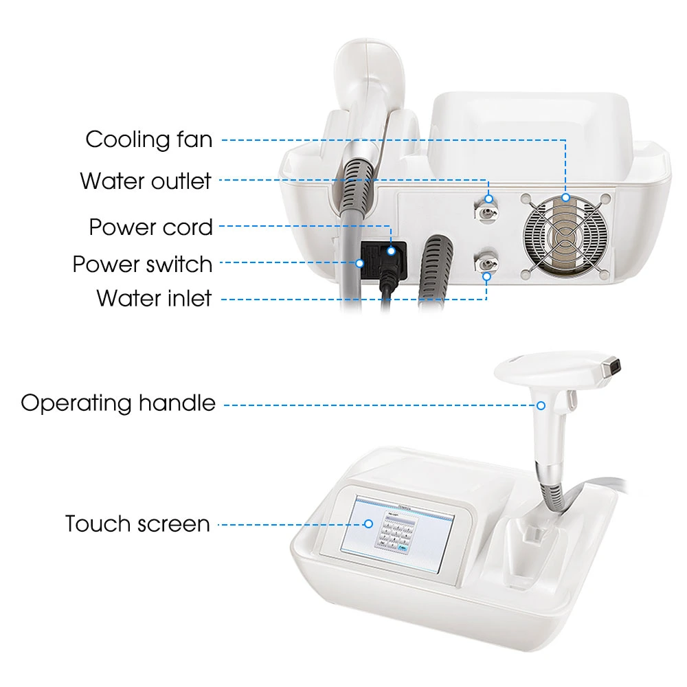 Desktop Portable 808nm Diode Laser-Haarentfernung Maschine Salon-Ausrüstung