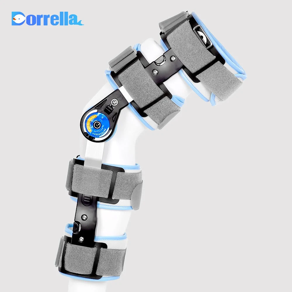 Braço de articulação do joelho com braço de descarga ortopédico ROM Pós-Op ACL Knee Suporte de reforço para estabilizador de recuperação aberto patela