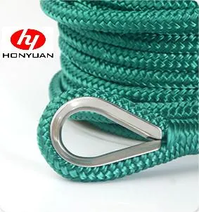 6 mm PP, polyester, nylon ligne d'ancrage cordes d'amarrage marines avec bobine, tige, tige, bobine