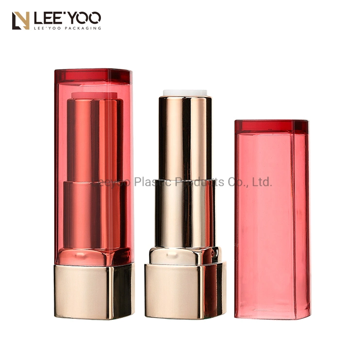 Pa-1072 OEM Square Lipstick Packaging tubo vacío Lipstick Cosméticos Packaging Tubo de lápiz labial