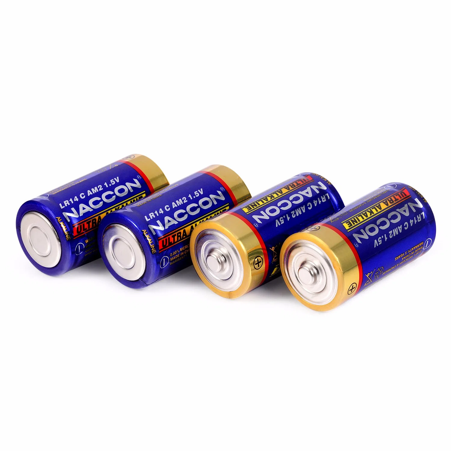 Manufacturer OEM Primary & Dry Batteries 1.5V Lr14 C Am2 Alkaline Batteries Aluminium Foil Jacket Non-Rechargeable Battery