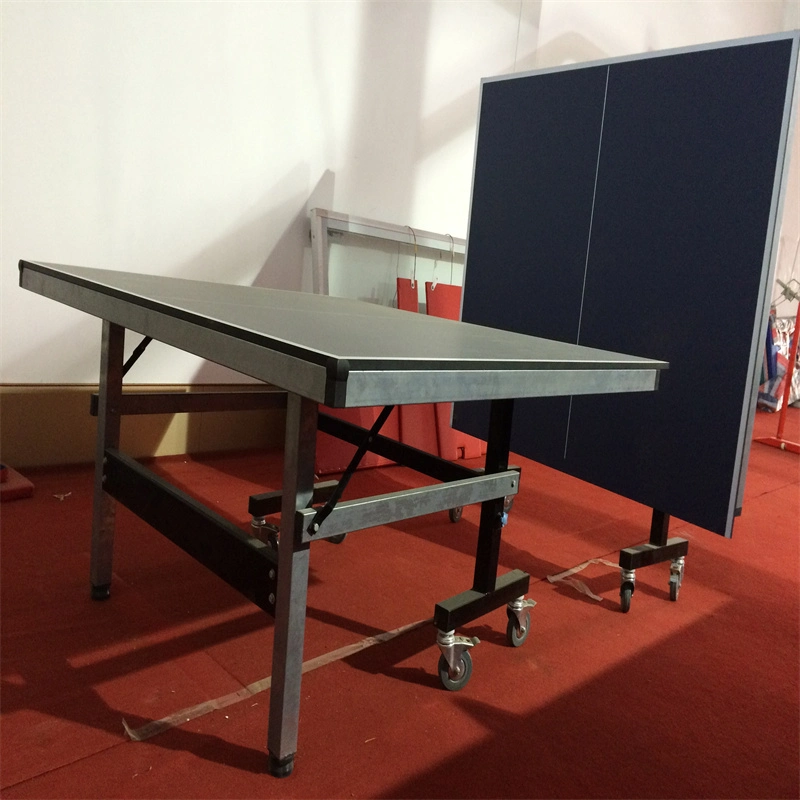 Indoor Sports Equipment Single Folding MDF Table Tennis Table