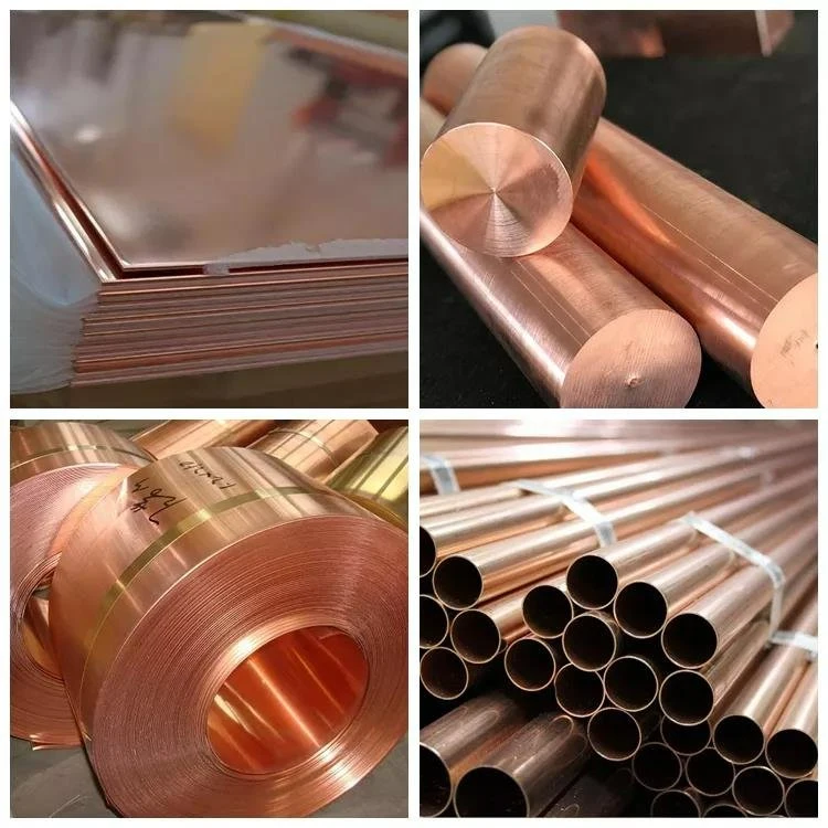 Factory Supply Copper Tube/Copper Sheet/Copper Bar/Copper Wire