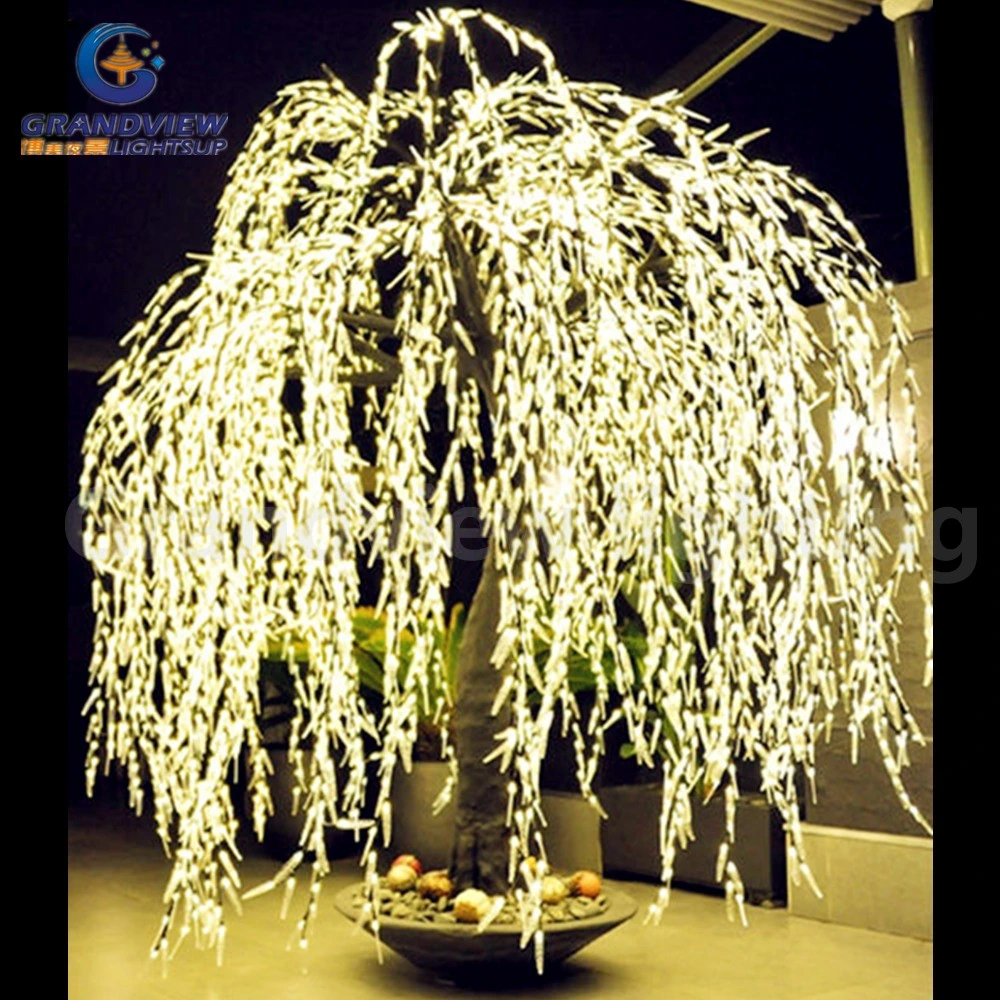 LED Artificial Willow Christmas Tree Lights