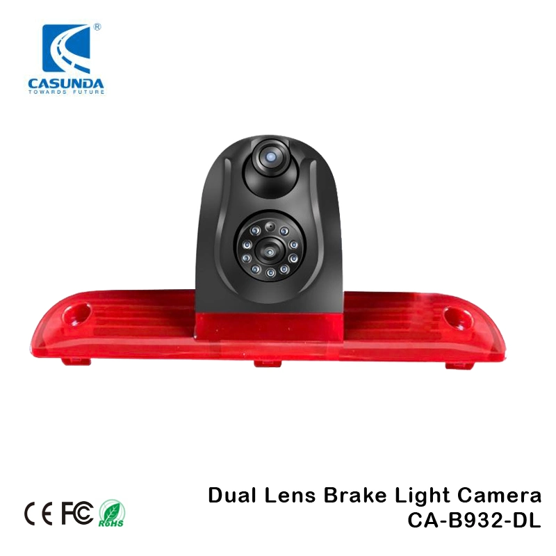 Reverse Aid Alarm System FIAT Ducato Peugeot Boxer Citroen Jumper Dual Lens IR Night Vision Brake Light Car Rearview Camera