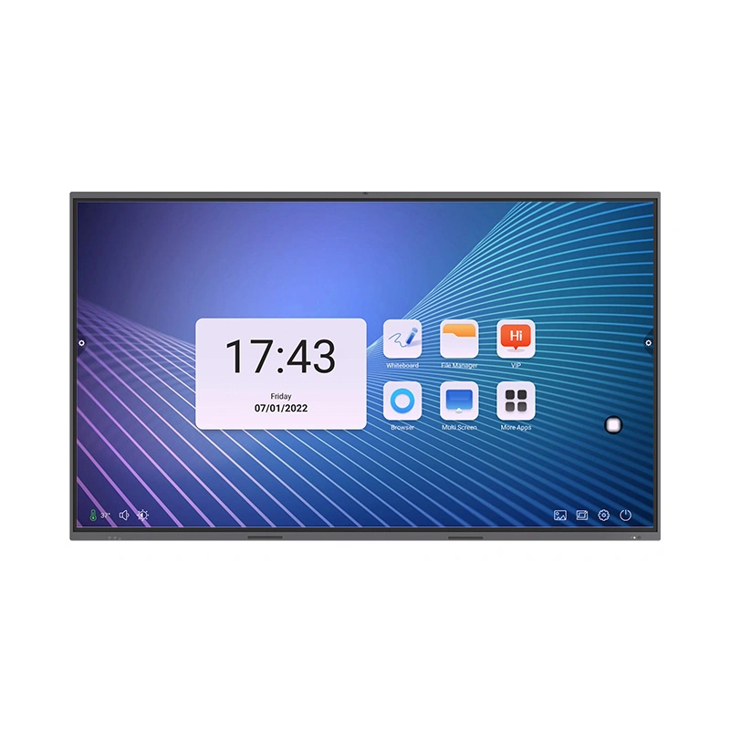 86 4K de 75 pulgadas y Android interactivo del sistema operativo Windows Monitor de pantalla plana de TV de pantalla táctil interactiva