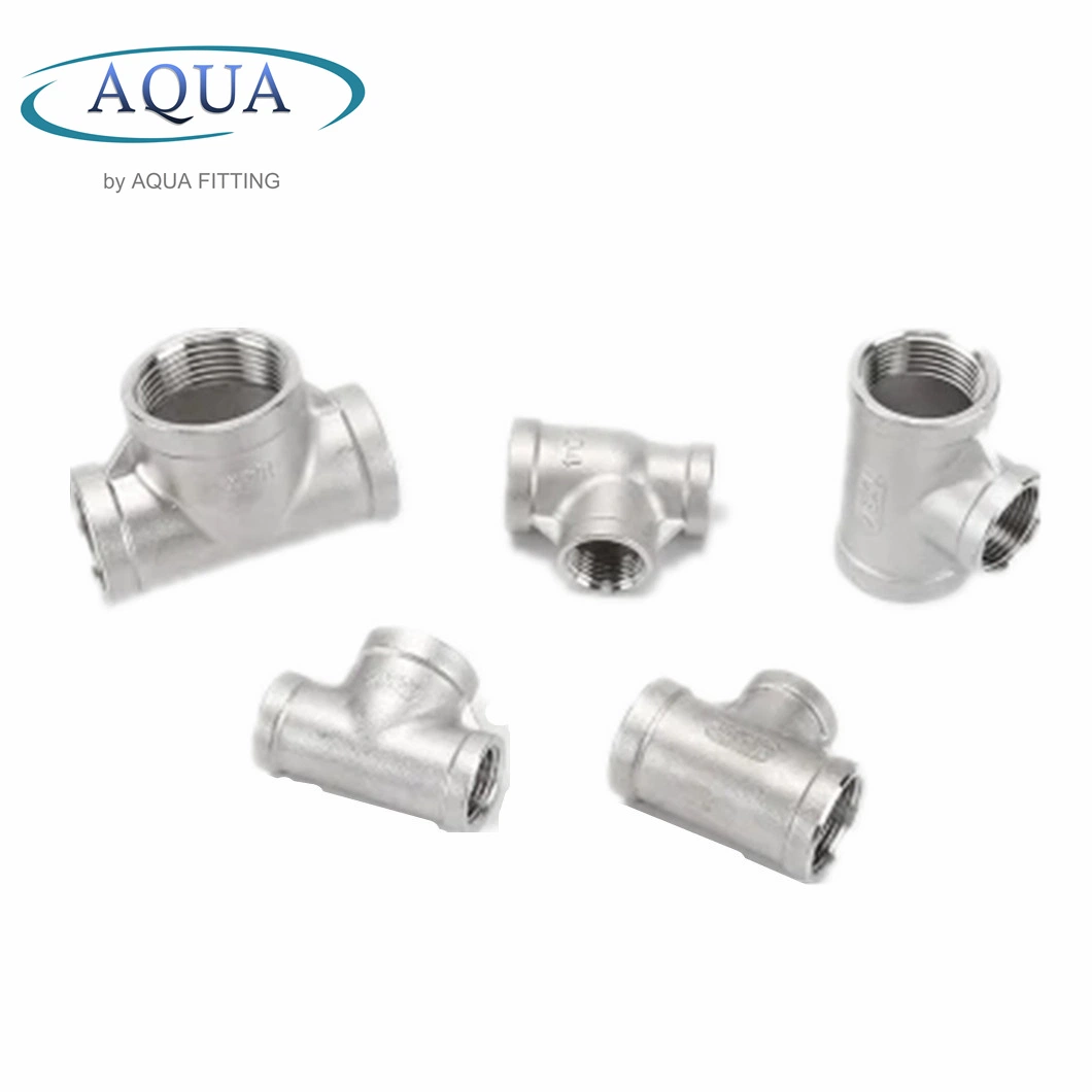 Casting Malleable Steel Tee Cross Pipe Fittings 304 316