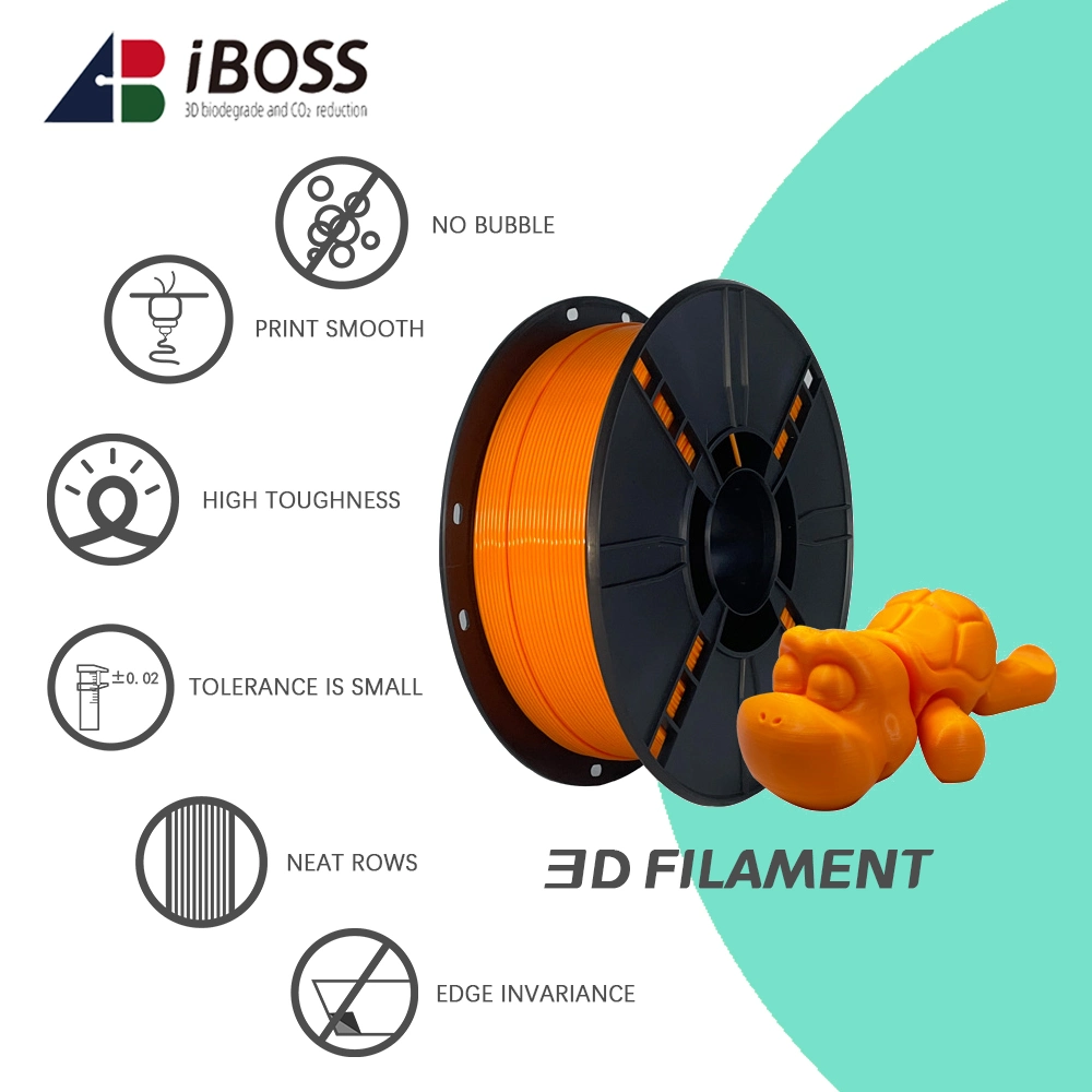 Iboss Touness Enmejorado Orange 3D impresora Filament PLA de alta calidad