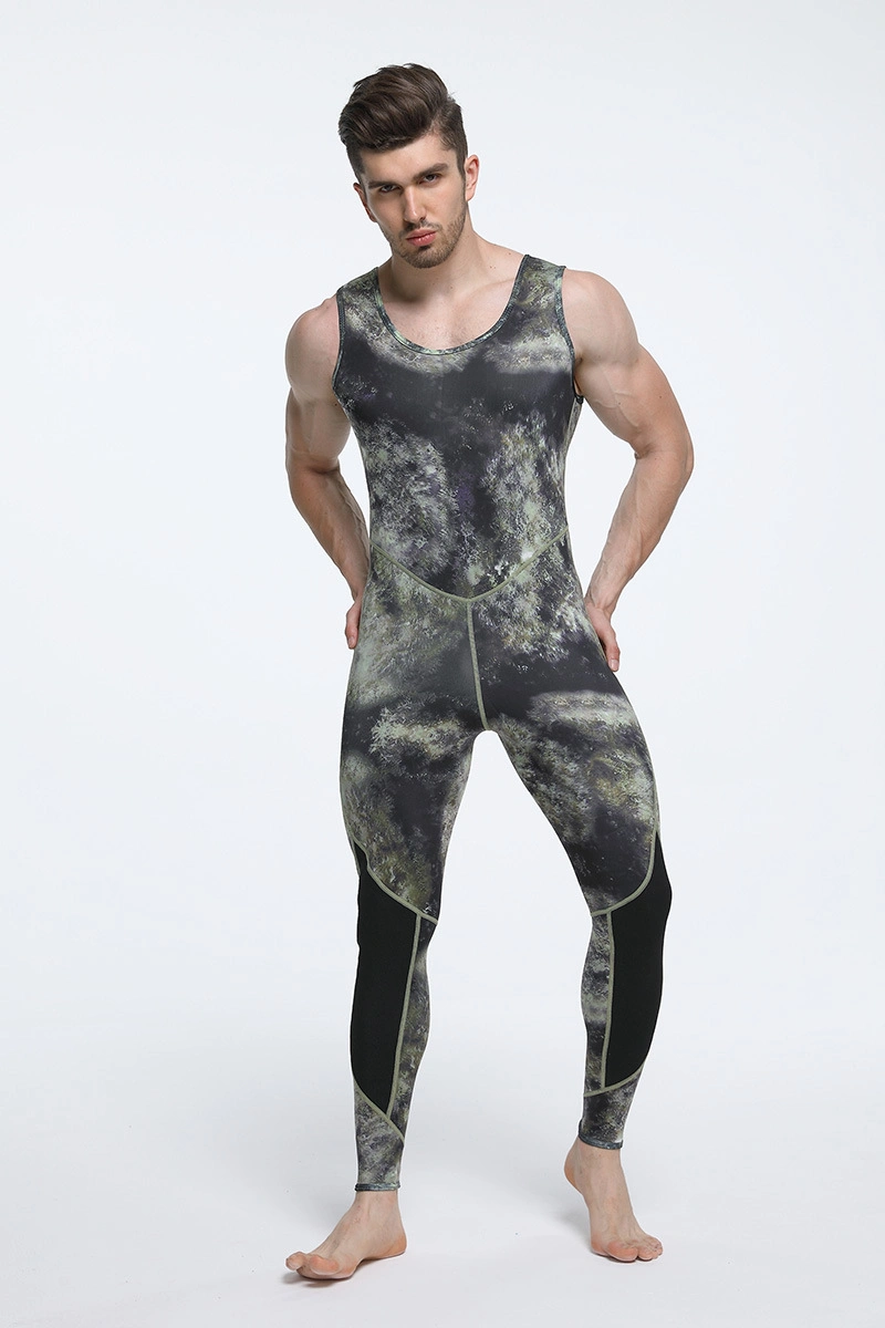 3mm de haut élastique en néoprène combinaison Cr Camouflage de vêtements pour hommes