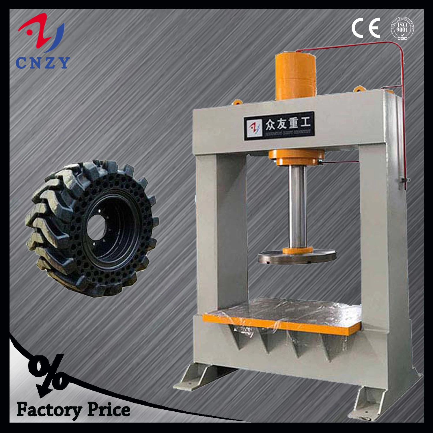 Tp120 Tp160 Tp200 Solid Tire Press Machine for OTR/Tuck Tyres