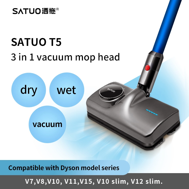 Smart Mops Rotatable Vacuum Cleaner Head Part Compatible with Dyson Attachment with Water Tank