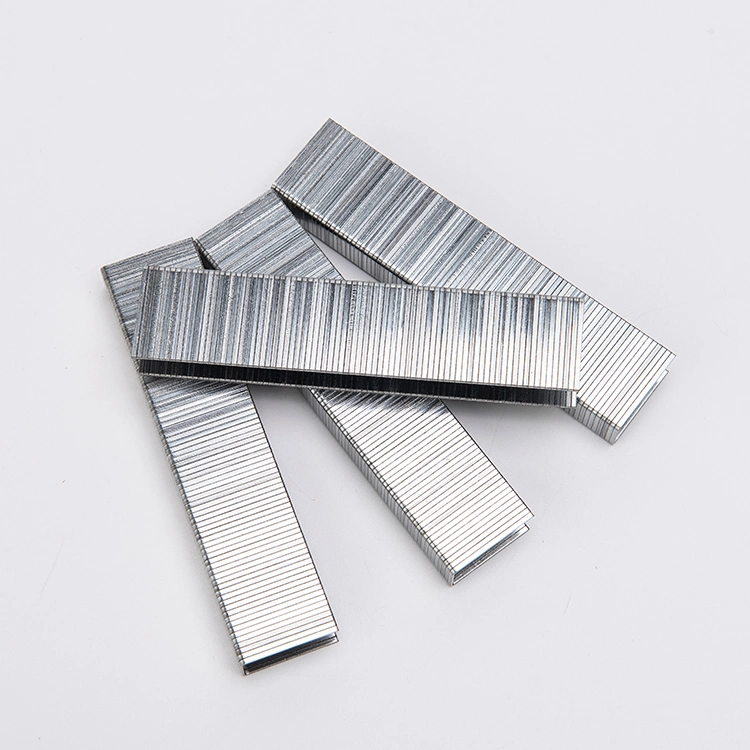 Galvanized Wire material 10j Series Staples From China Used for Sofa Frames and Wooden Board