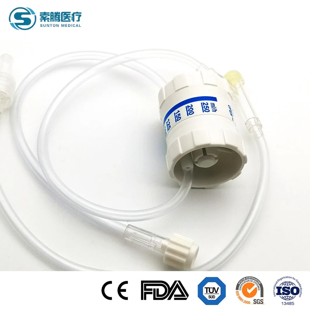 Sunton China Medical Supply Factory Disposable High Pressure Extension Tube Catheter Extension Tube with Precise Flow Regulator