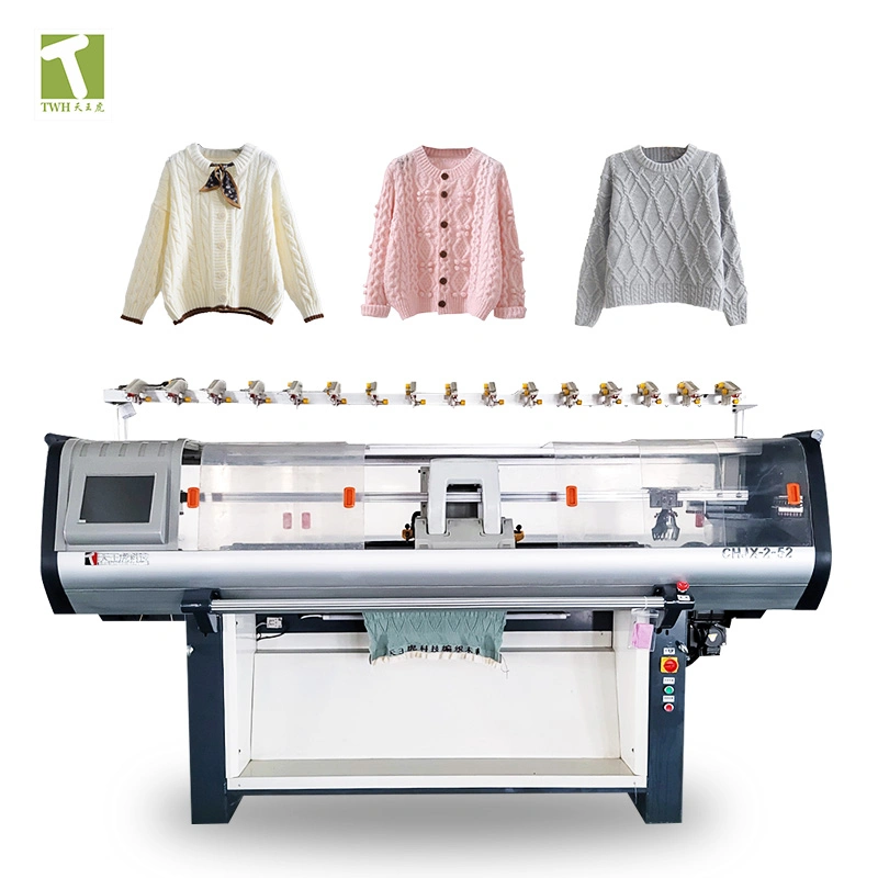 Original Factory Hot Sales Used Machinery Simple Double System 12g Computerized Sweater Second-Hand Flat Knitting Machine