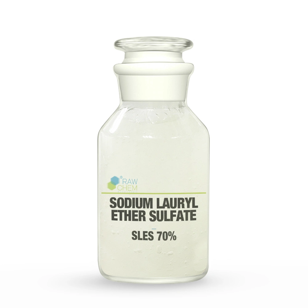 Bonne solubilité Sodium Lauryl Ether Sulfate SLES 70%