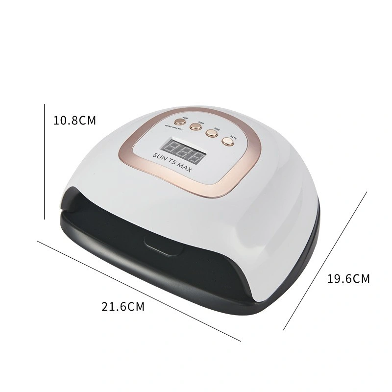 220W Quick Dry Nail Light Therapy Machine Sun T5 Max Manicura de lámpara UV de gel de uñas