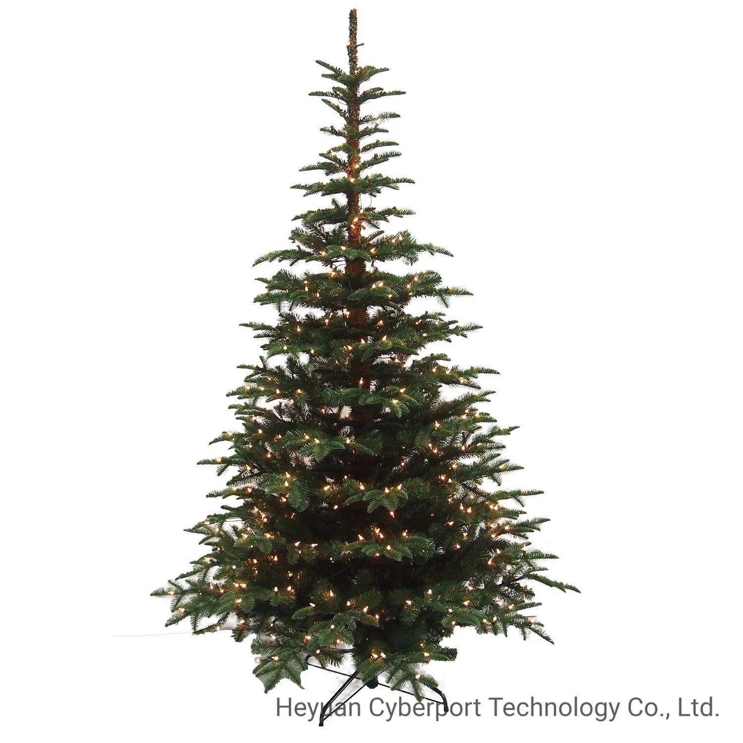 6FT Pre-Lit Mixed PE Artificial Christmas Tree Christmas Decoration Handmade Craft for Christmas Day