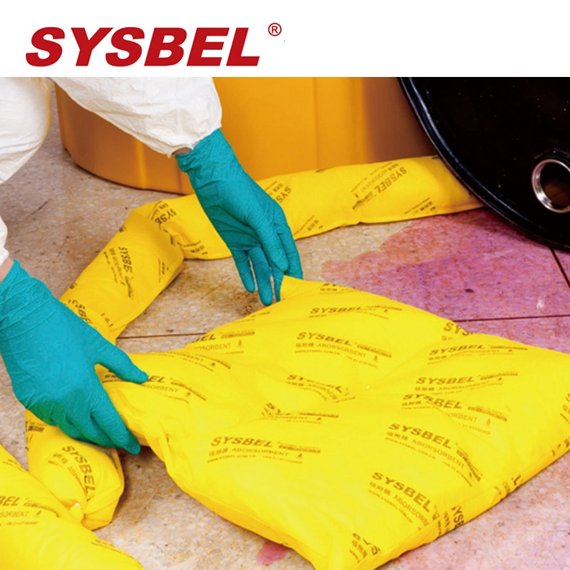 Sysbel CE Approved 11.5 Gal Max Adsorption Capacity Portable Industrial Chemical Spill Control and Spill Prevention Kits