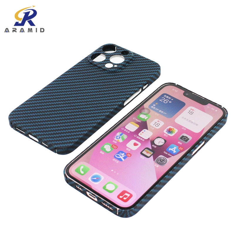 Aramid Fiber Protective Mobile Phone Case for iPhone 13 PRO 2021 New Phone Cover Slim Shock-Proof Super Light Cell Phone Case