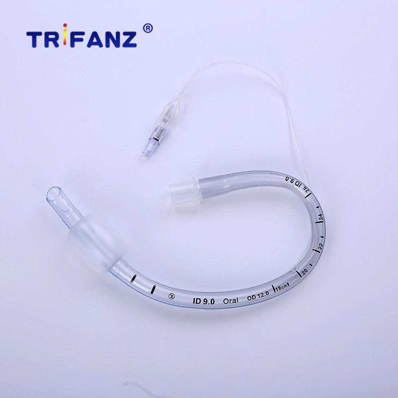 PVC Oral Preformed Endotracheal Tube with Cuff Medical Supplies with ISO 13485