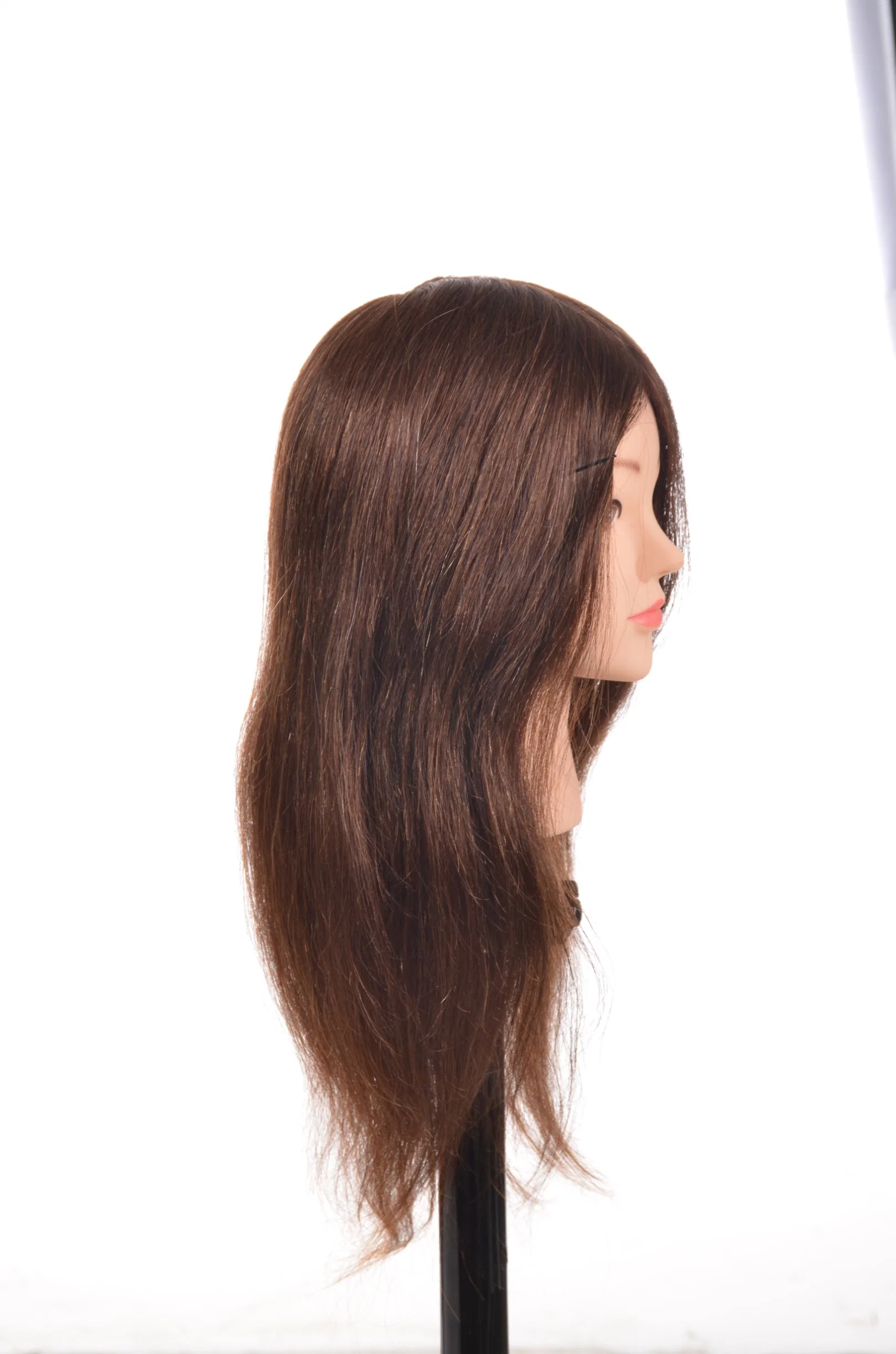 Mannequin Head Natural Human Hair Training Head 18inches for Style