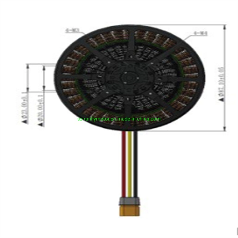 OEM Service Ua-M8-100kv Motor Permanent Magnet Synchronous Motor Family with External Rotor for Multiple-Rotor Uav/Vtol Application