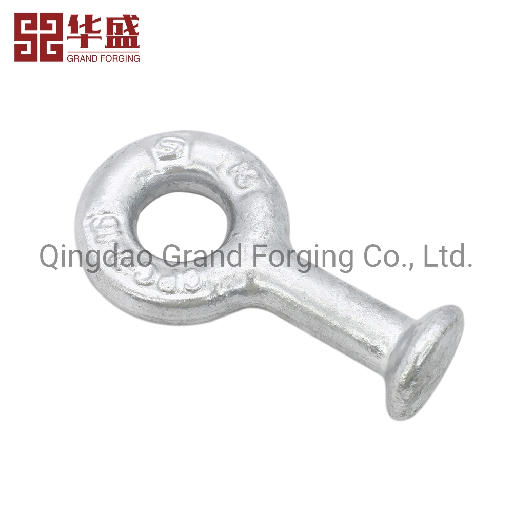 Pole Line Hardware Forged Hot Galvanized Steel Link Insulator Fitting Ball Eye