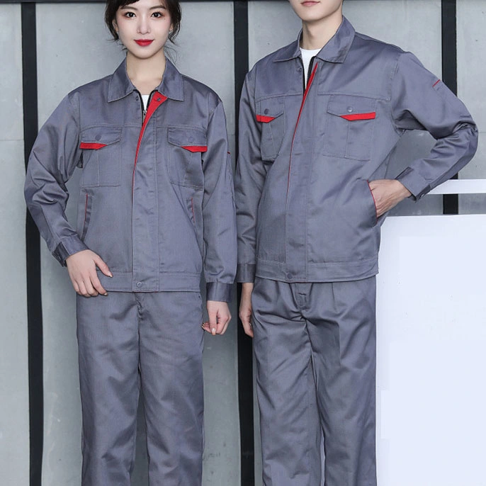 Long Sleeve Overalls Moisture Absorption and Perspiration Suit Factory Workshop Work Suit Custom Logo