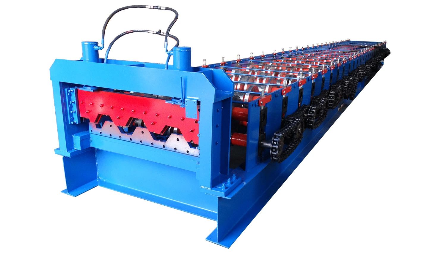 Building Load-Bearing Steel Plate Machine Floor Plate Forming Equipment