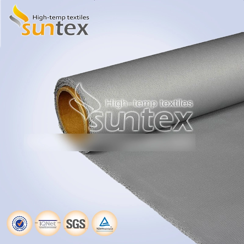 Silicone Shrink Tunnel Curtain Silicone Coated Glass Fabric High Temperature Resistant