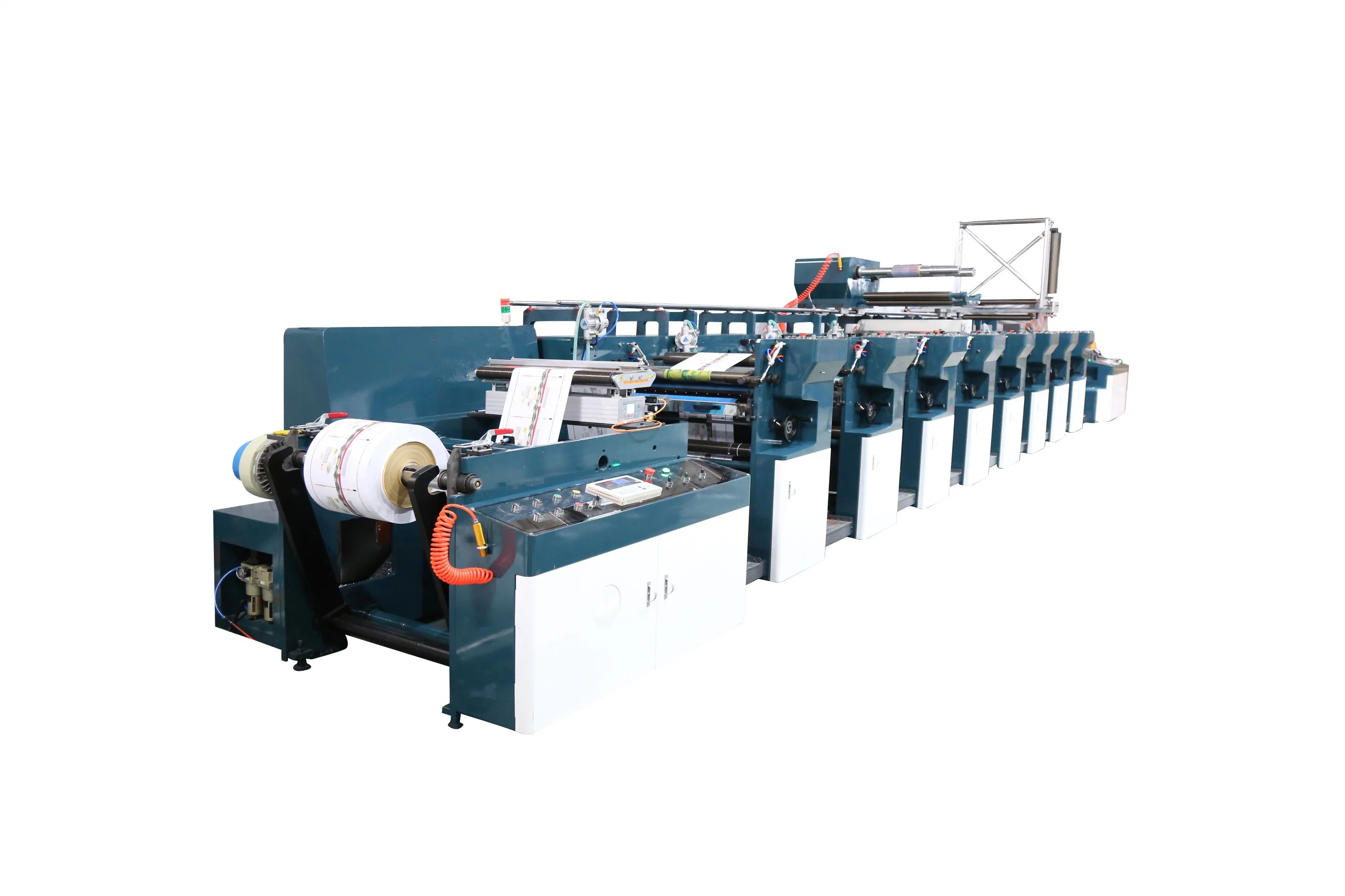 Horizontal Flexo Paper Cup Paper Box Printing Machine with Servo Zb-650 8 Color