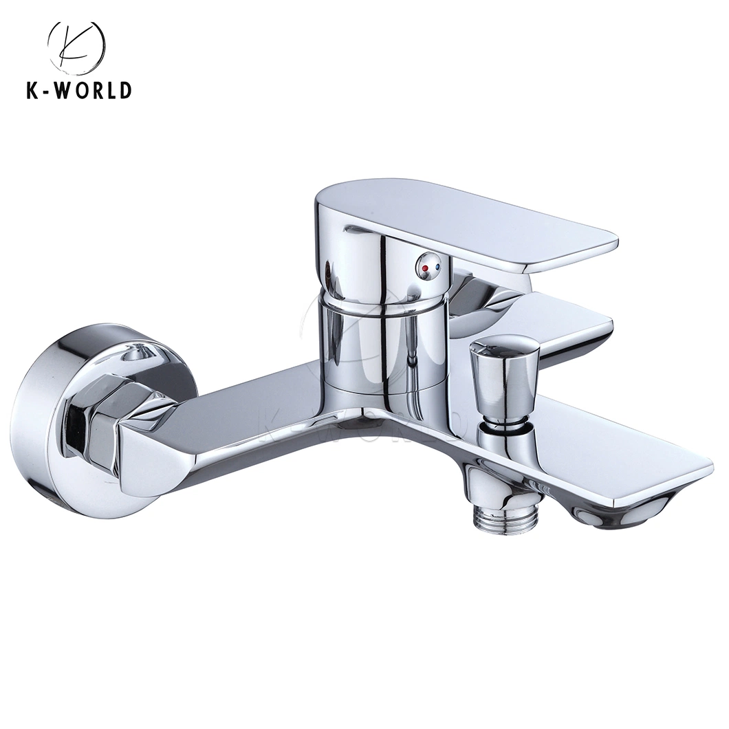 K - World bath shower Mixer fabricantes de torneiras ODM Custom Recessed Banheira Chuveiro faucet China bela aparência banheira chuveiro