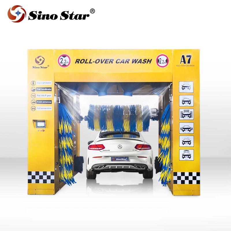 Sino Star Competitive Commercial Automatic Rollover Mobile Electric Car Washing Cart Device