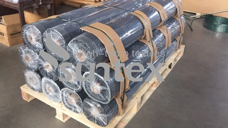 Fireproofing Grey Colored Electrical Insulation Fiberglass Rolls Fiberglass Fabric Cloth