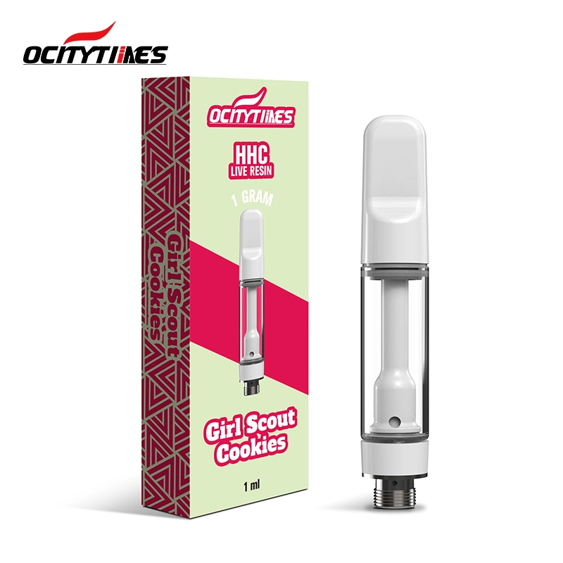 Ocitytimes Ceramic Core 0.5ml 1.0ml Vaporizer Cartridge with 4*2.0mm Intake Hole Size