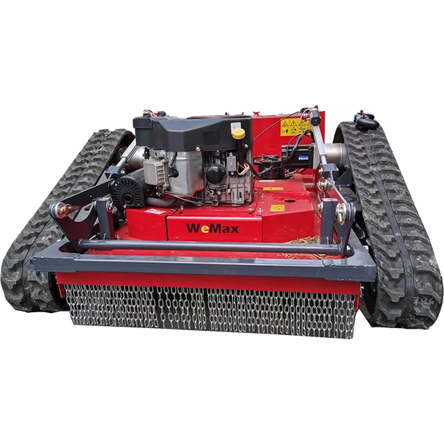 Hot Sale Crawler Remote Control Lawn Mower Garden Use Grass Cutting Machine