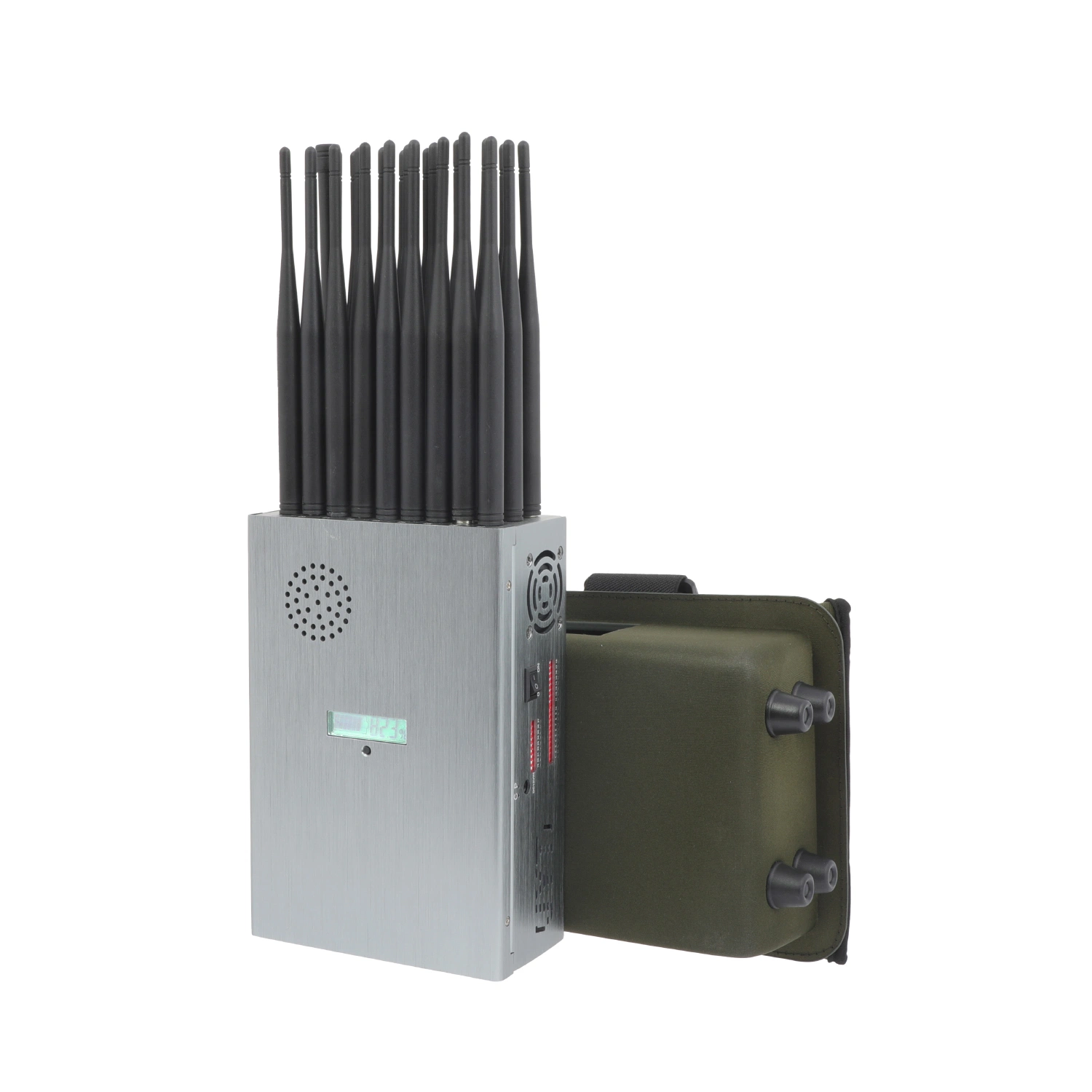 Portable 27 Antennas Jammer Block All Mobile Phones Used Worldwide 2g 3G 4G 5g. GPS WiFi RF Signals