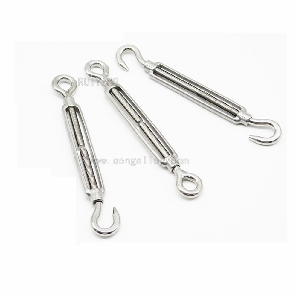 Stainless Steel Turnbuckle with Hook&Eye / Hook&Hook / Eye&Eye /Jaw&Jaw