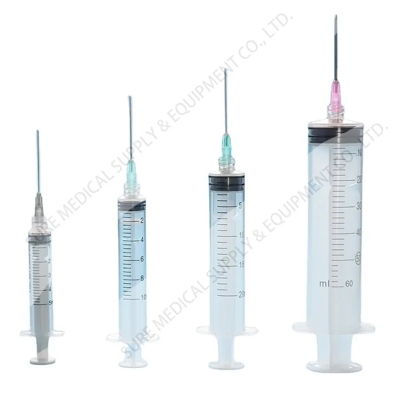 Hospital Disposable Auto Disable 5ml CE ISO Certification Syringe Manufacturer Direct Sales