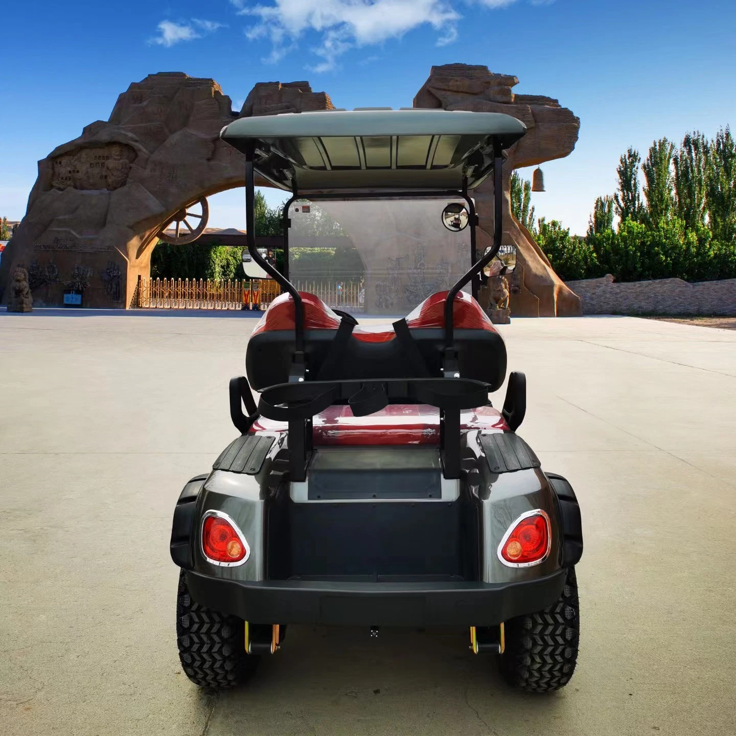 6 Пассажир одобренная тележка для гольфа Cargo низкие цены 4+2 мест Club Car Golf Cart Airport Electric Car