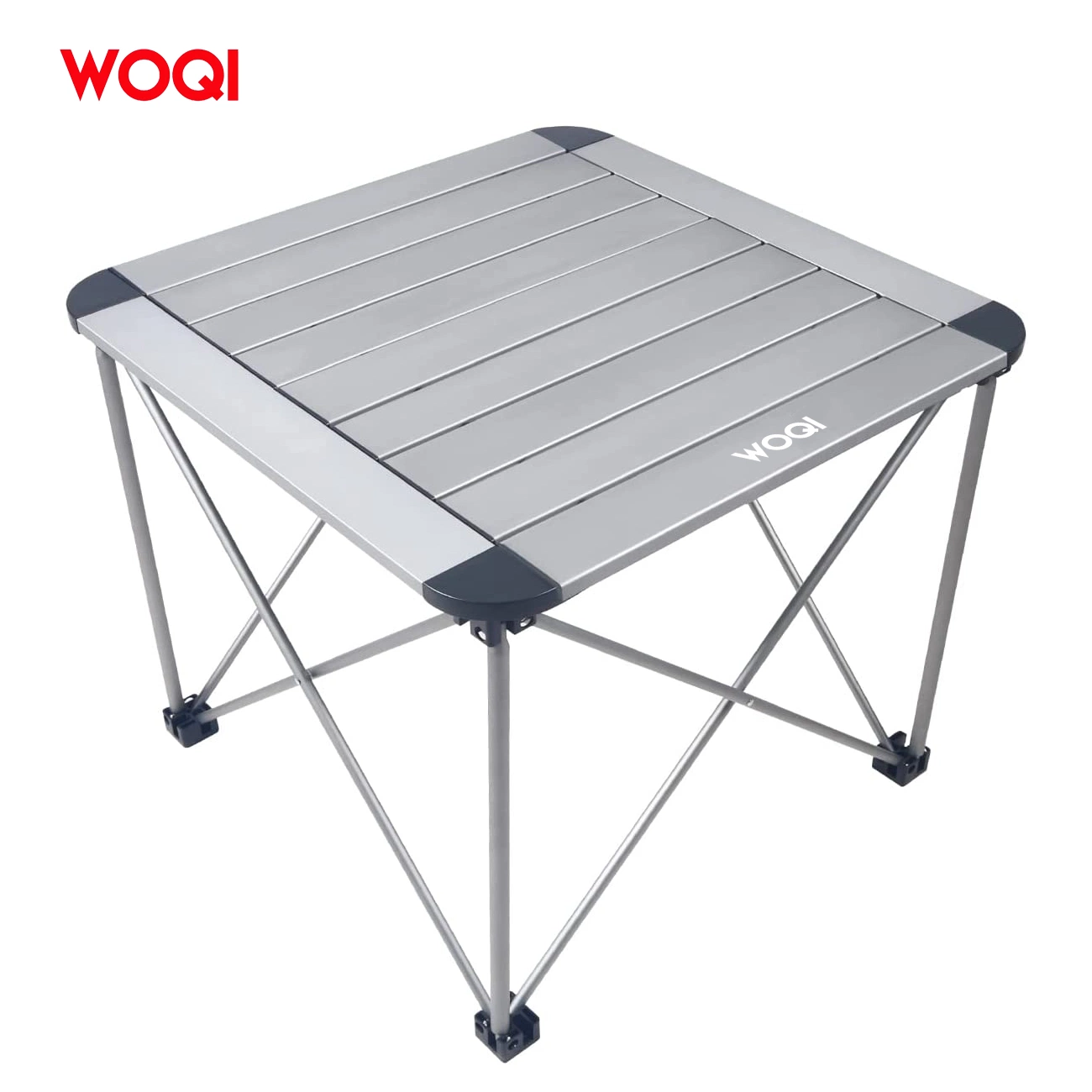 Woqi portátil pequeño rollo de aluminio Picnic Mochila Mesa