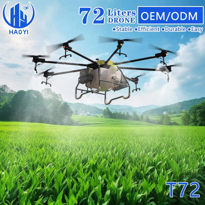 72L Large Capacity Pesticide 42000mAh Battery Agriculture Spraying Plant Protection Drone for Agricultural Use