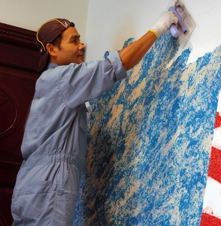 DIY Natural Fiber Wall Covering Silk Plaster Liquid Wall Coating