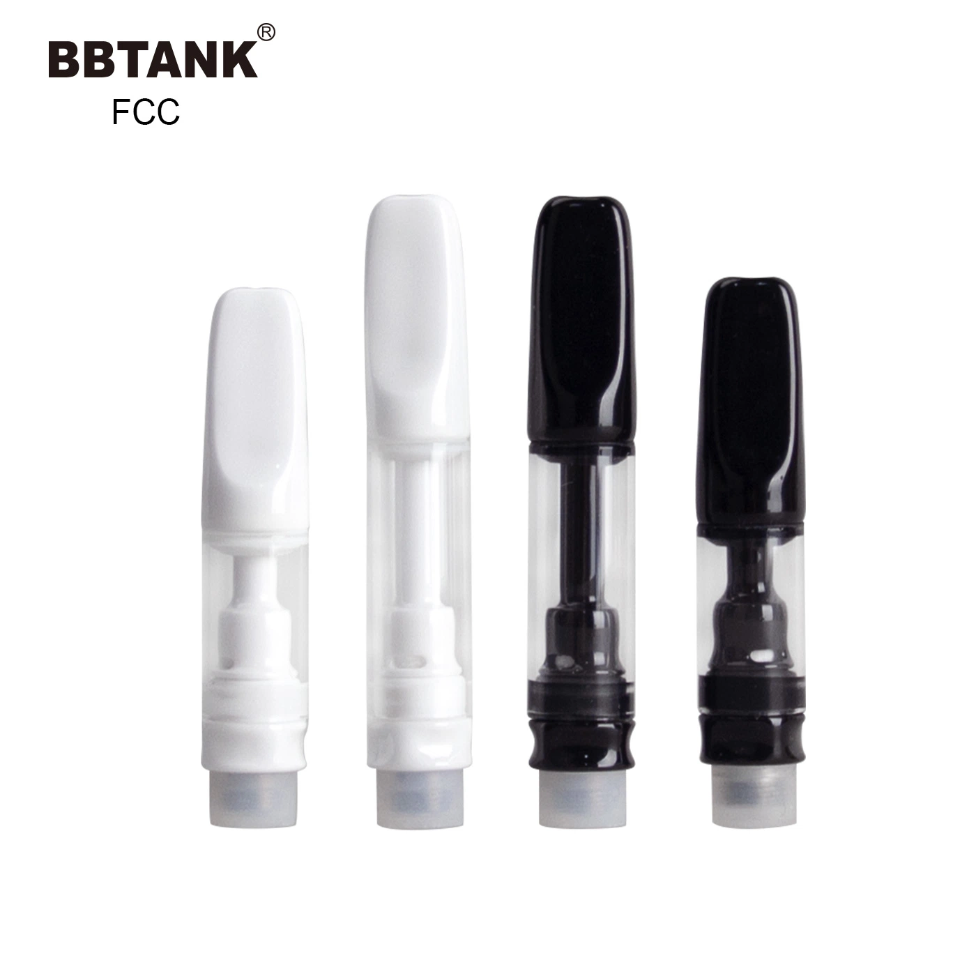 1ml Disposable Vape Pen Bbtank 510 Thread Cartridge Lead Free Full Ceramic Cartridge