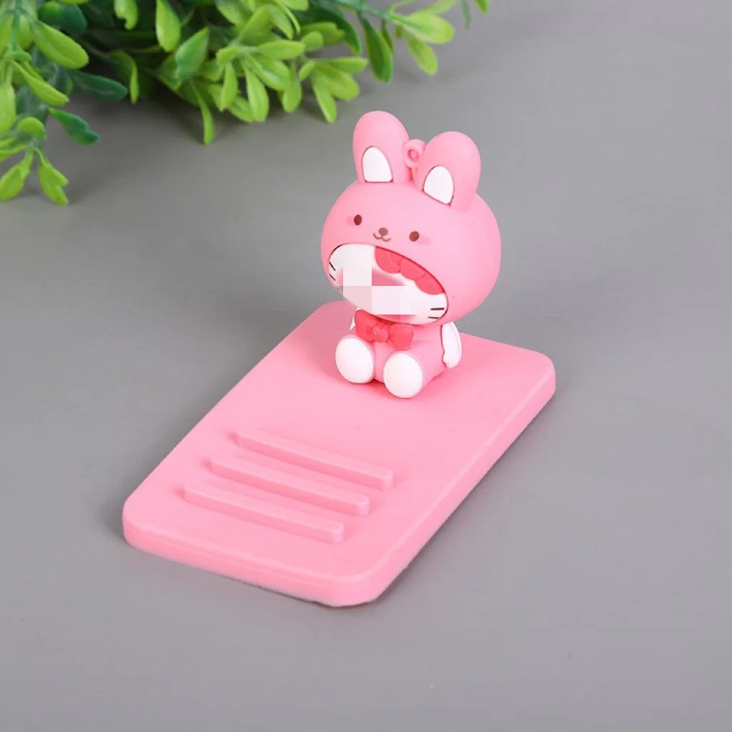 Suportes de telefone preguiçosos Ruunjoy Sanrio para celular, suporte de telefone móvel para mesa, desenho animado fofo Kuromi Kt Mini Holder, acessórios Sanrio.