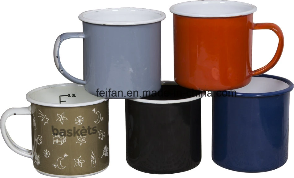 Factory Wholsale Restaurant and Hotel Enamel Mug/Coffee Cup for Painting