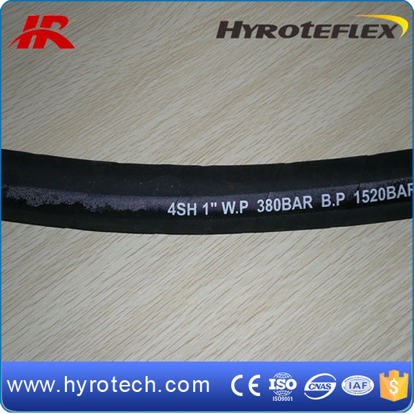 Rubber Hydraulic Hose Pipe DIN EN856 4SH SAE 100R12