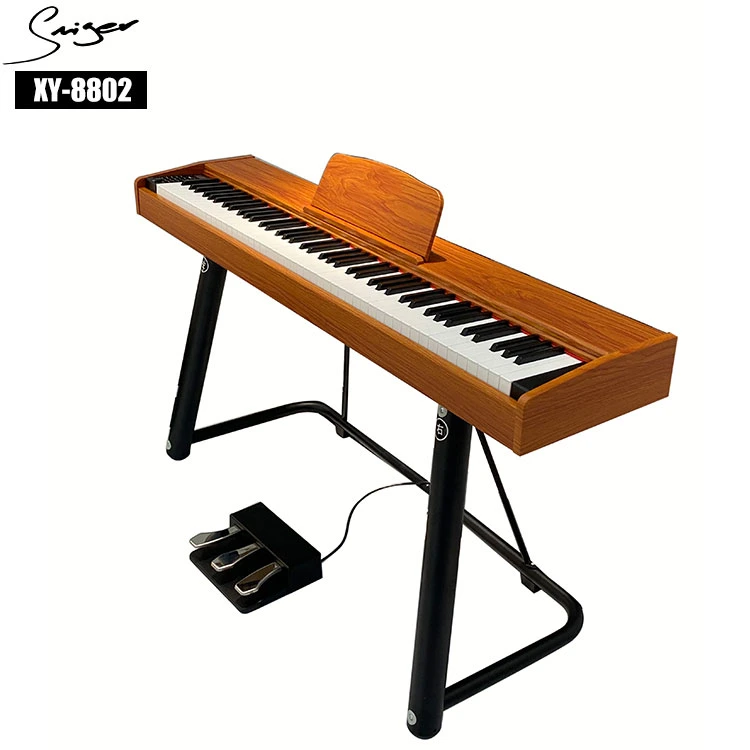 Портативный 88 ключей электронной клавиатуры с пианино для начинающих стандартные прикасаться к цифровой фортепиано