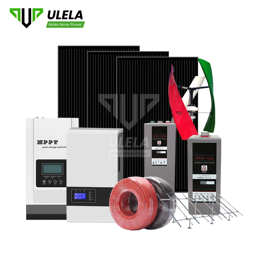 Ulela Best Small Solar Generators Manufacturers OEM Custom off Grid 20 Kw Solar System China 3.5kw Wind Turbine Hybrid off Grid System